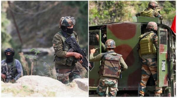 भीषण मुठभेड़ में 3 आतंकवादी ढेर, पुलिस के 3 जवान शहीद,DSP और 4 जवान घायल