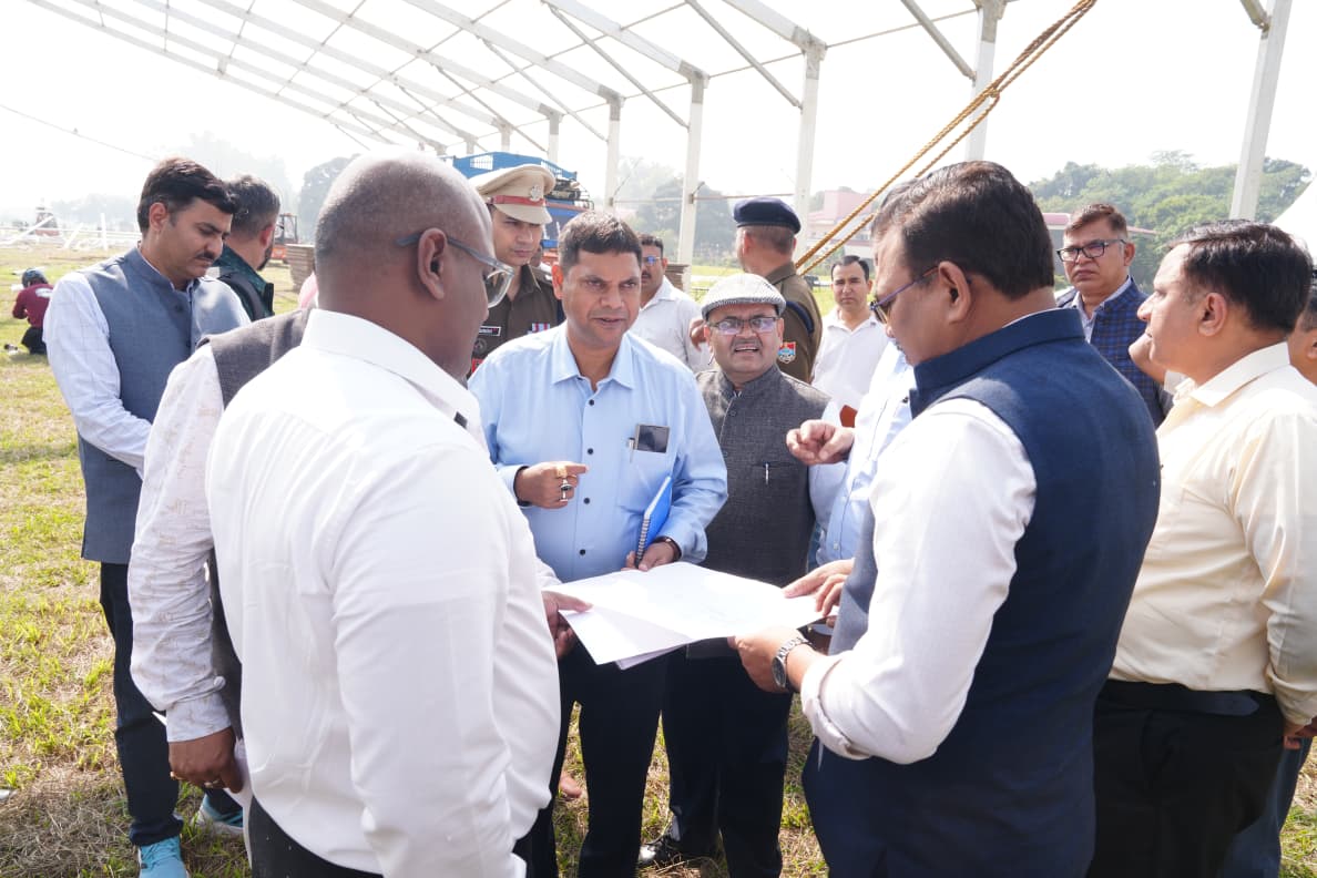 मुख्य सचिव ने एफआरआई देहरादून जाकर उत्तराखण्ड रजत जयंती समारोह की तैयारियों का जायजा लिया