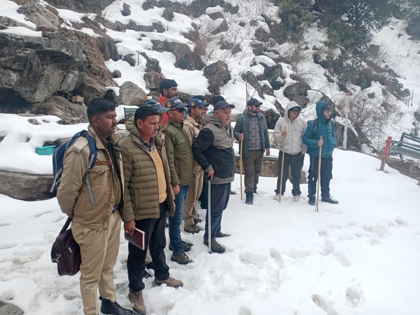 केदारनाथ धाम यात्रा 2026 की तैयारियों को लेकर यात्रा मार्ग का संयुक्त निरीक्षण